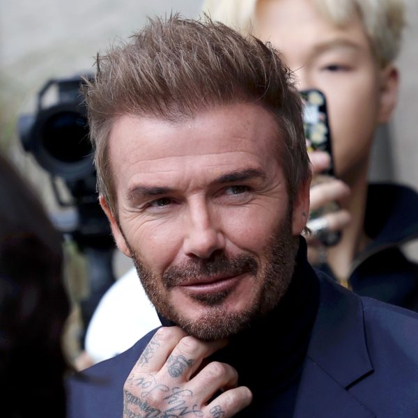 David Beckham Hairstyle: Modern Textured Quiff Cut