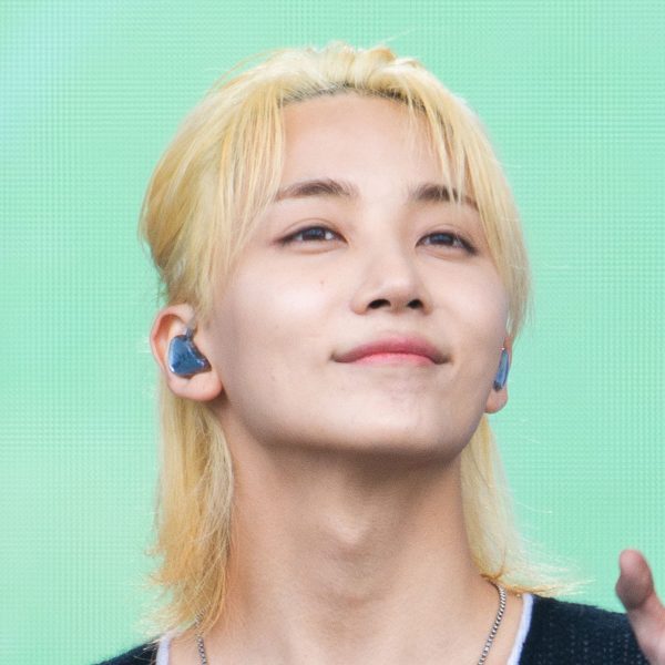 Jeonghan’s Hair: Long, Bleached Blonde Half Up Hairstyle